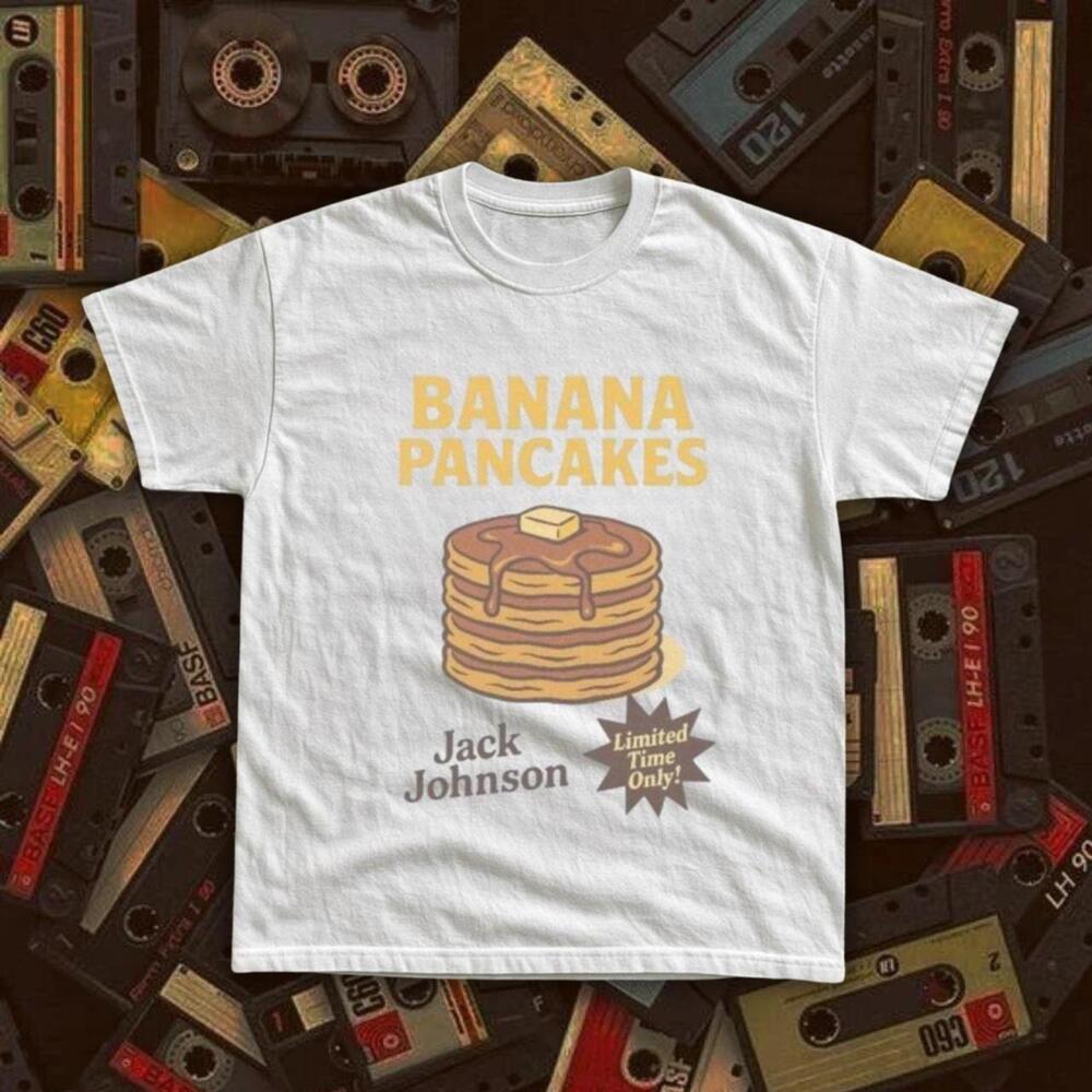 Banana Pancakes White Tee